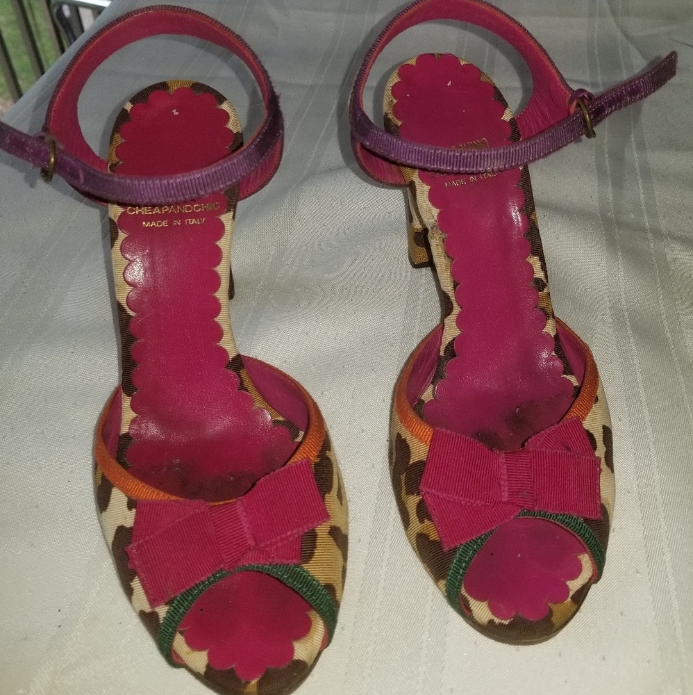 *PRE LOVED* Moschino Cheap and Chic Animal Print